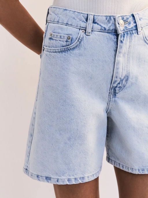 Джинсовые шорты А-силуэта ZR2605092321-100 / Zarina