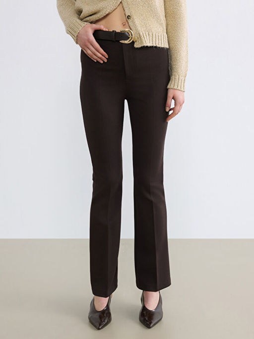 Beli Kemerli ?spanyol Pa?a Kad?n Pantolon