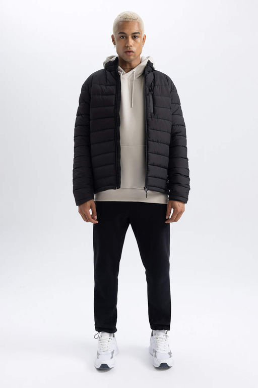 Водоотталкивающая куртка-пуховик приталенного кроя DeFactoFit  фото 3