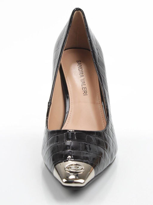 06-P1-7480 BLACK Туфли женские (натуральная кожа)