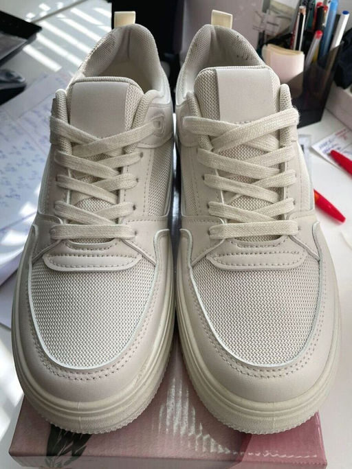 05-6180-61 BEIGE Кроссовки женские (искусственные материалы) - No name фото 13