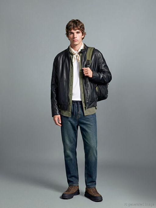 Baggy Fit Erkek Jean Pantolon