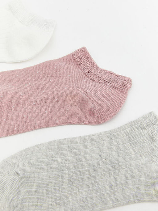 Desenli Kad?n Patik ?orap 5li