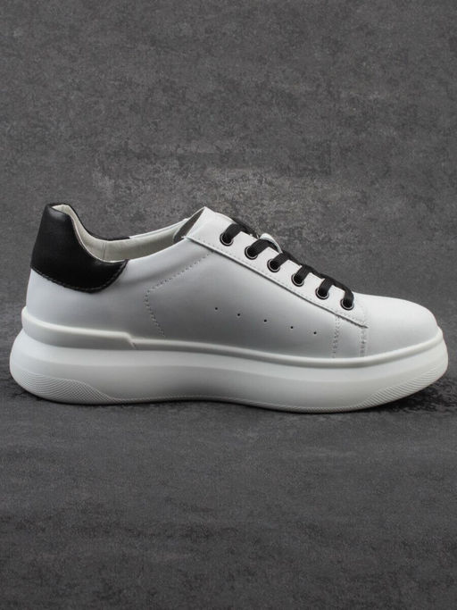03-YC151-2 WHITE Кроссовки женские (натуральная кожа)
