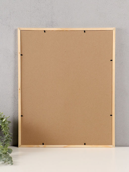 Фоторамка для фото 40×50 см Keep memories белое дерево, (пластиковый экран)