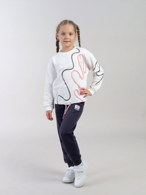 CRB wear / CWKG 70528-48-423 Брюки для девочки,темно-серый  фото 4
