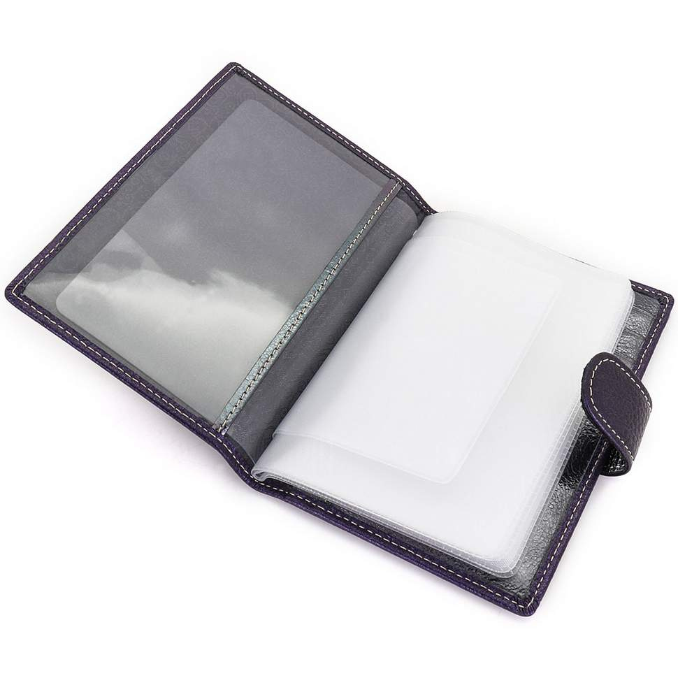 Женская кожаная обложка для автодокументов Sergio Valentini СВ 8140-084  фото 2