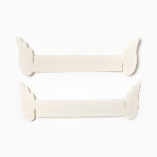 Цена за 2 шт. Набор декоративных новогодних колец для салфеток «Крылья», 2 штуки, d=5 см, 100% п/э, фетр