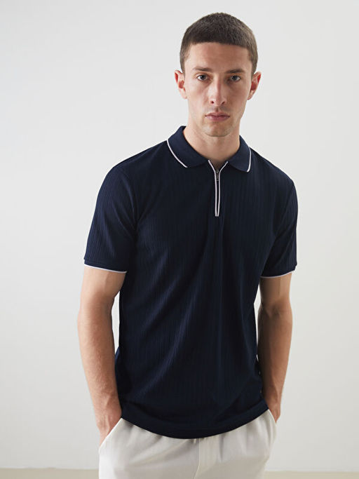 Polo Yaka Erkek Dokulu Ti??rt