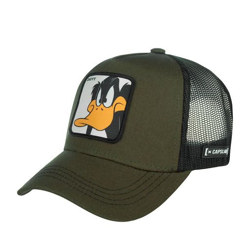 Бейсболка CAPSLAB арт. CL/LOO/1/DAF2 Looney Tunes Daffy Duck (оливковый)