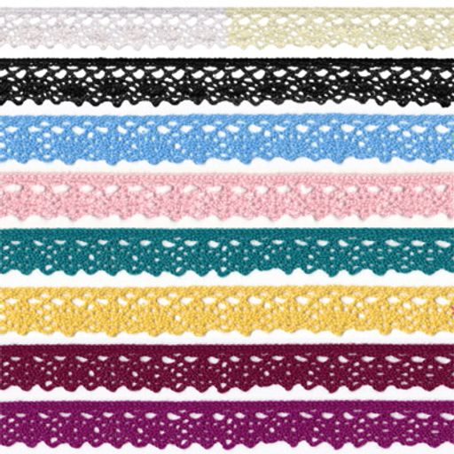 Gamma кружевная лента 14 мм HVK-06 в рулоне 22.8 м 0.5 СК/Распродажа