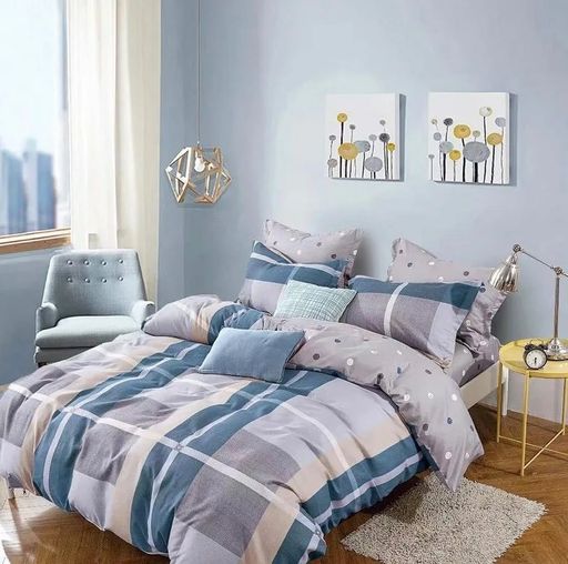 Постельное белье - Поплин Премиум 6039 Уни 2-спальный с Евро простыней (молния) - Luteks фото 2