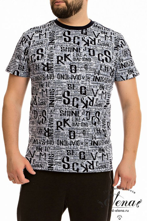 Футболка М12115д Набивка