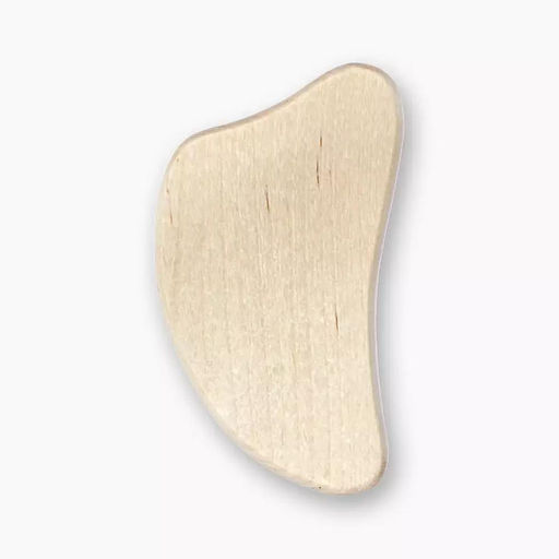 Массажер гуаша Карельская береза. 12х6,8 см., 39 г