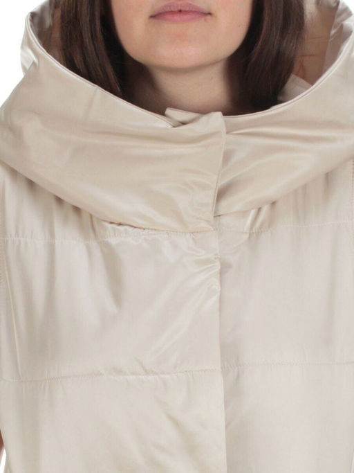 M001 BEIGE Жилет женский демисезонный (100 гр. синтепон) - Фабричный китай фото 10