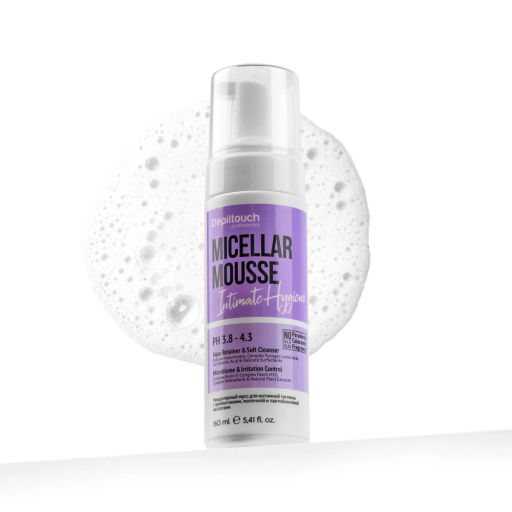 Мицеллярный мусс для интимной гигиены с пребиотиками, молочной и лактобионовой кислотами - Depiltouch фото 5
