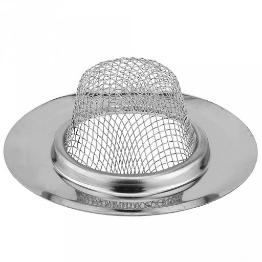 Пробка-сетка для раковины из нержавеющей стали Сетка №2 д7,2см, h2,9см, на картоне (внутренний д4см) (Китай) - Домашняя мода фото 2