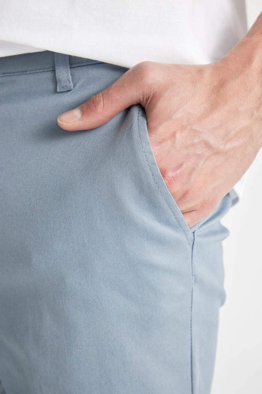 Брюки-чиносы из твила из парусины - Defacto фото 5