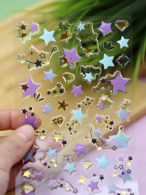 Наклейки объемные "Starry sky" (20,5*9 см)