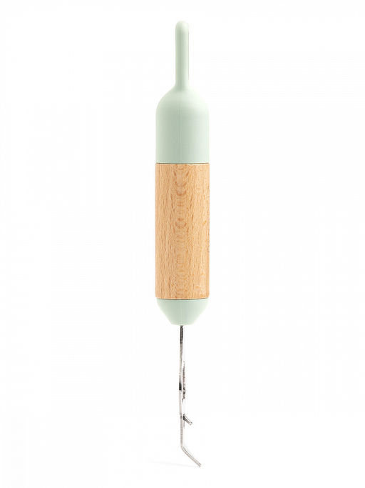 Открывалка для бутылок 20,5x4,2 мятный нержавеющая сталь, бук, ТПР