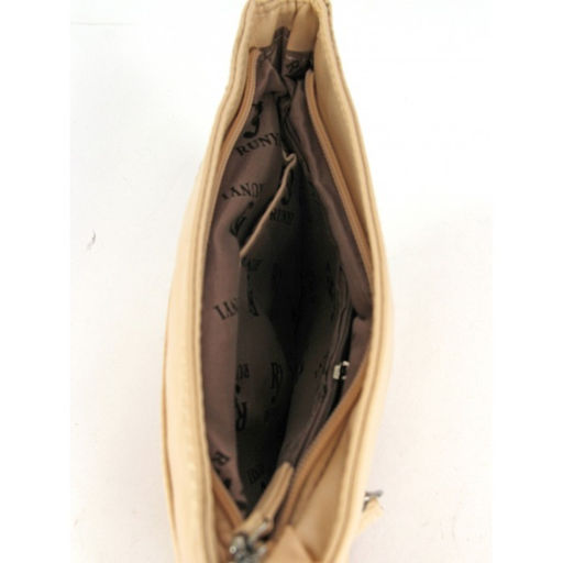 Сумка женская искусственная кожа Guecca-RY 7016, 1отд+карм/пер, плечевой ремень, светло-бежевый SALE 261718 - Adelia фото 4