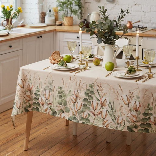 Скатерть «Этель» Cotton 149×220 см, 100% хлопок, репс 210 г/м²