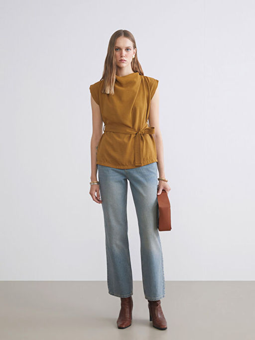 Wideleg Kad?n Jean Pantolon