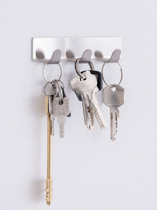 Крючок на липучке 2,5x12x2 серый нержавеющая сталь - Lucky фото 6