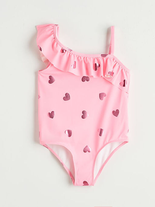 F?rf?rl? Kalp Desenli K?z ?ocuk Mayo