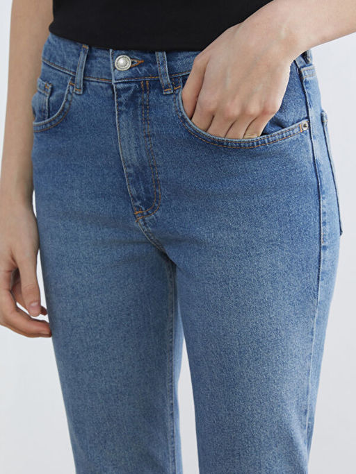 Slim Fit Kad?n Jean Pantolon