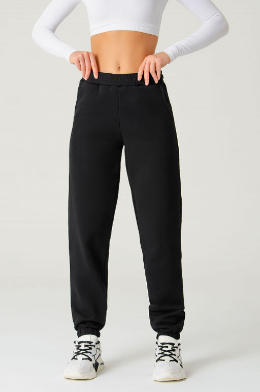 Арт. 7581 Брюки женские 44-52 (5 шт) Цвет:черный