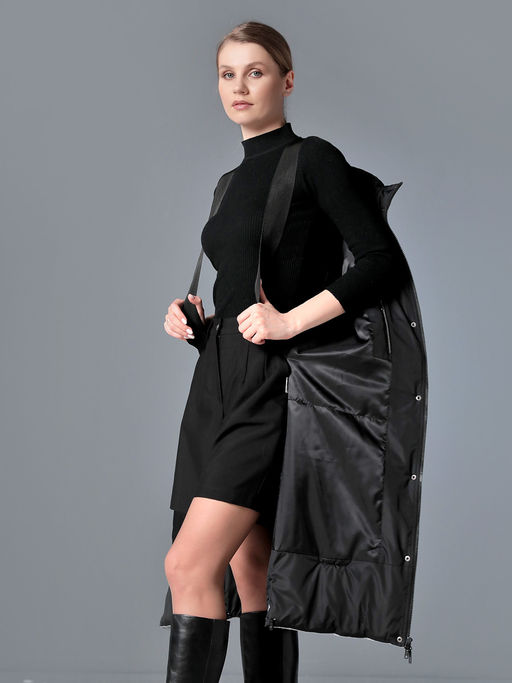 25422 Пальто серый - Dizzyway фото 6