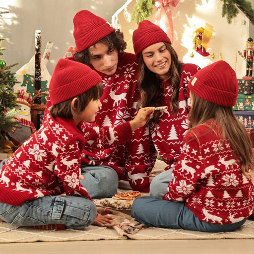 Свитер вязаный новогодний KAFTAN New Year, размер 48