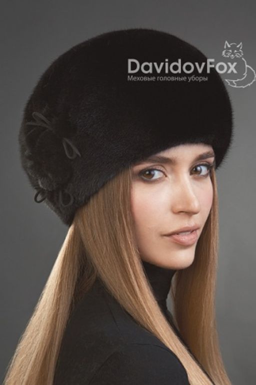 Берет норка блэк