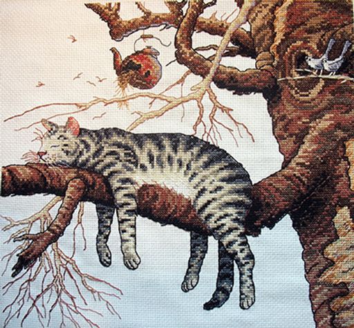 Набор для вышивания DIMENSIONS 35087 Слишком устал 28 x 28 см