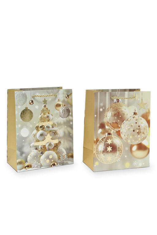 Пакет Новогодний 18*23*10 см (12 шт) SF-7568, микс №31 - Больше подарков фото 2