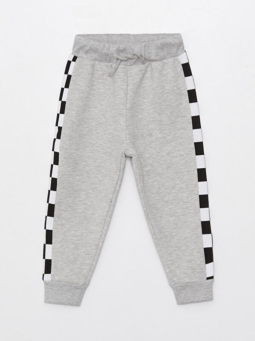 Bisiklet Yaka Uzun Kollu Arabalar Bask?l? Erkek Bebek Sweatshirt ve E?ofman Alt 2li Tak?m - Waikiki фото 3