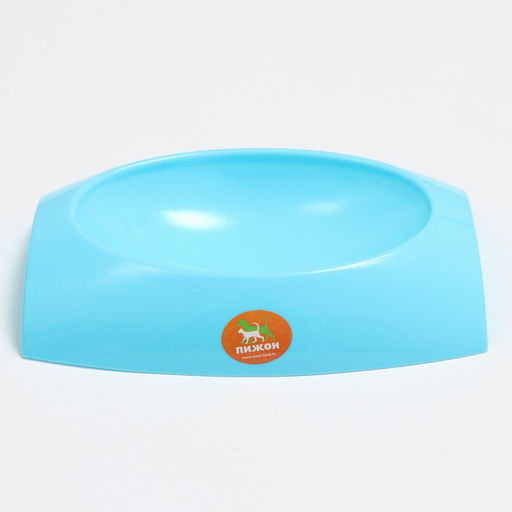 Миска пластиковая 27 х 19 х 5,5 см, голубая - Пижон фото 2