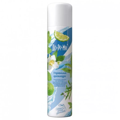ДО-РЕ-МИ Аква Плюс освежитель воздуха 350мл Утренняя прохлада