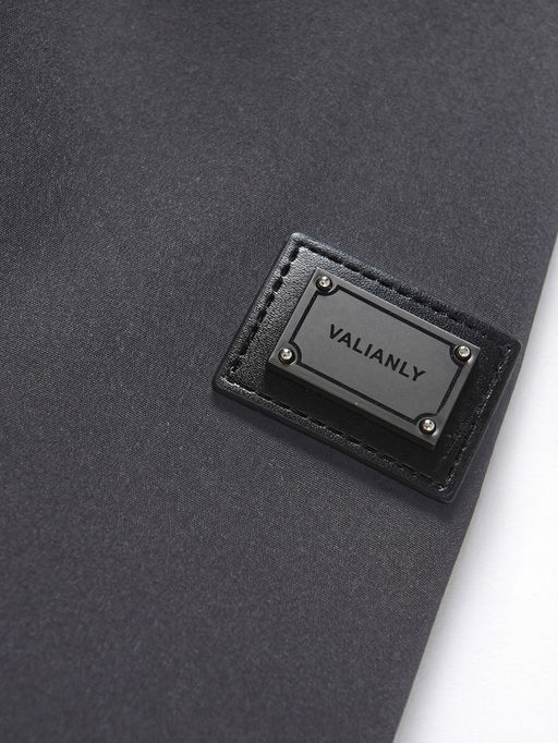 Ветровка мужская софтшелл виндстоппер с капюшоном спортивная темно-серого цвета 9615_1TC