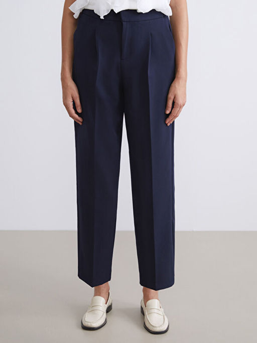 Beli Lastikli Kad?n Pileli Pantolon