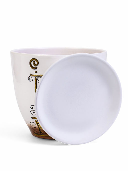 Горшок для цветов Вечер, керамика, с поддоном, набор 4 шт.: 400 мл, 1 л, 2.5 л, 5 л - Simaland фото 3