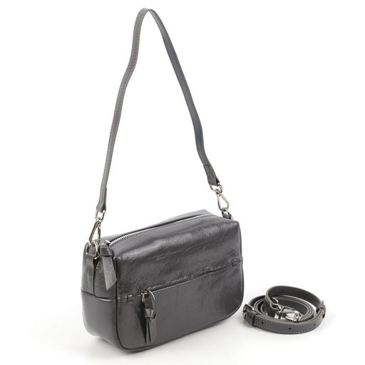 Женская кожаная сумка бочонок через плечо 0051-4 - Cidirro фото 2