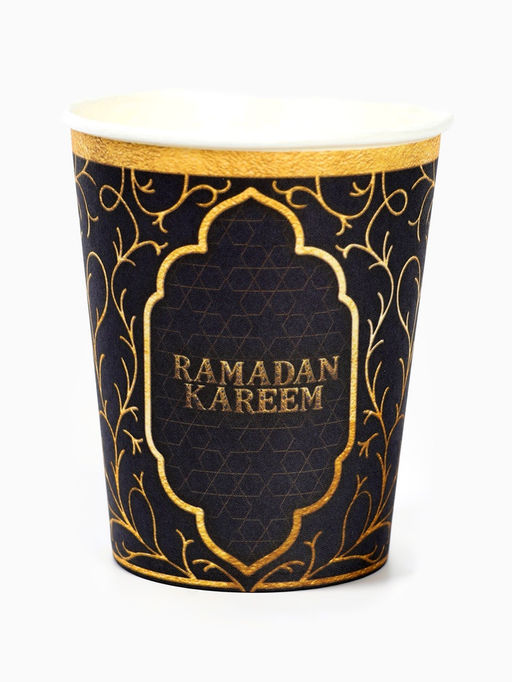 МП Набор бумажной посуды «Ramadan», синий, 12 персон