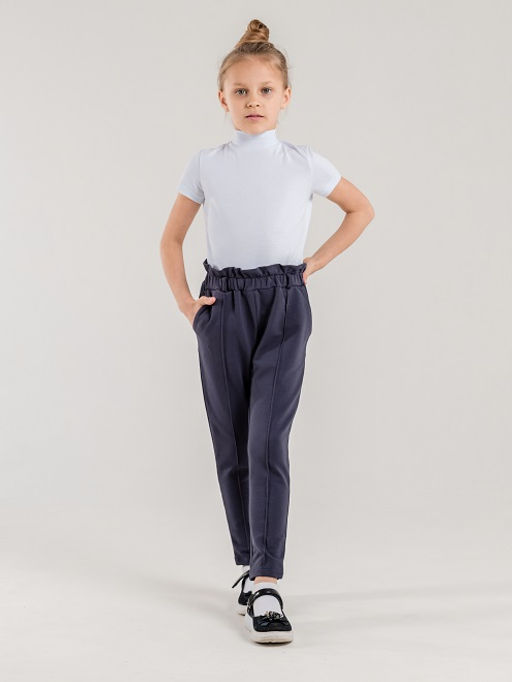 CRB wear/CWJG 70242-48 Брюки для девочки,темно-серый/Ex.Cherubino  фото 4