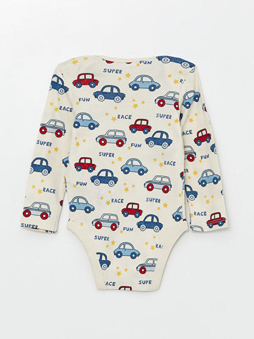 Bisiklet Yaka Erkek Bebek ??t??tl? Bodysuit