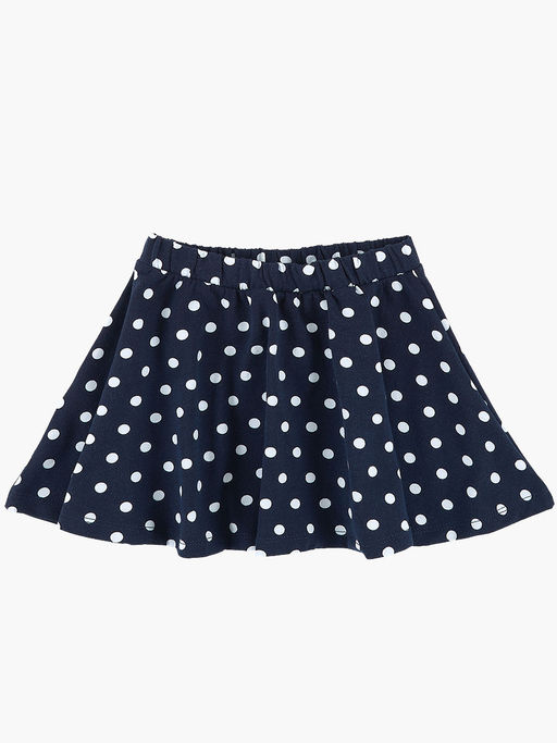Юбка для девочки UD 1218 синий в горох - Mini maxi фото 6