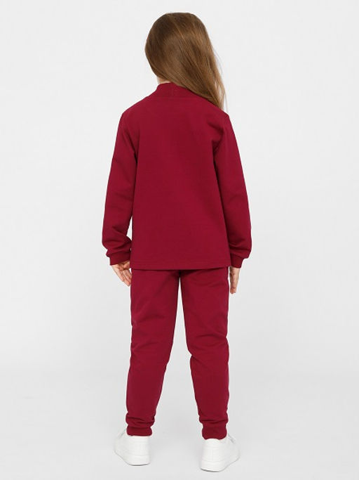 CRB wear/CWKG 63328-24-339 Водолазка для девочки,бордовый/Ex.Cherubino  фото 3