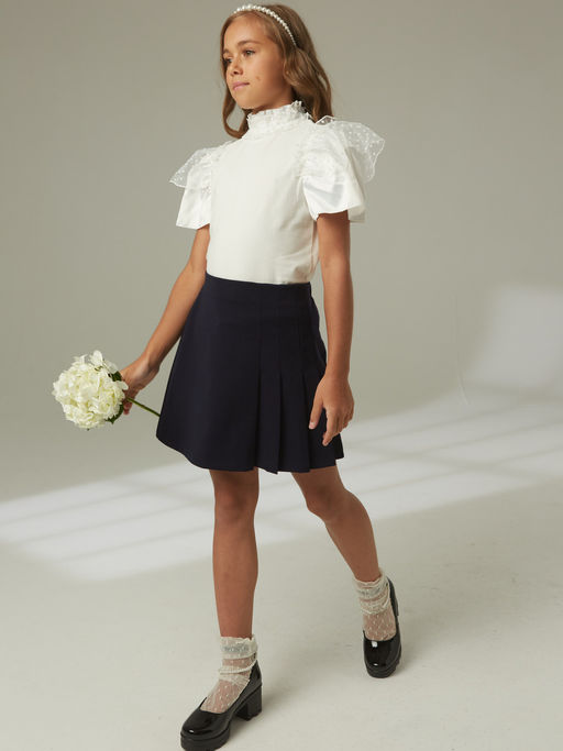 Блузка белый 242230321 - Nota bene фото 7