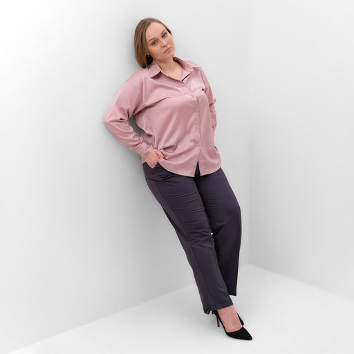 Брюки женские MIST plus-size, размер 58. серые